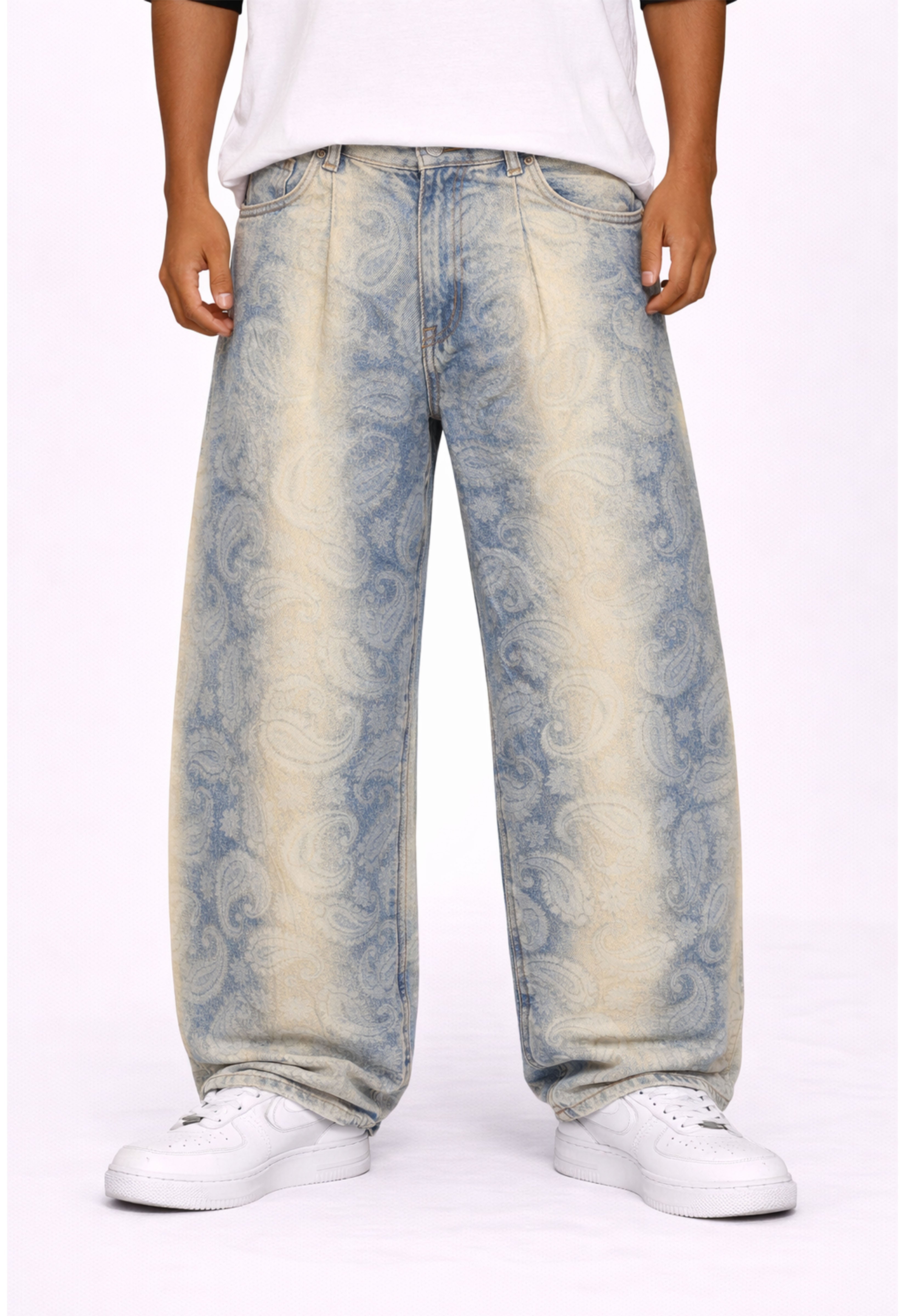 AZUL PAISLEY DENIM